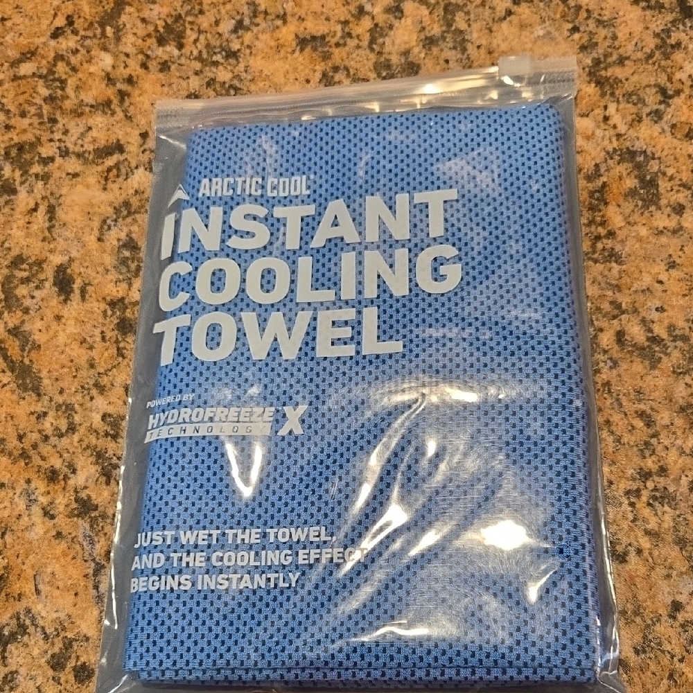 Blue Instant Cooling Towel